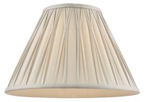 Laura Ashley Fenn Silk Shade Silver 10''