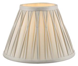 Laura Ashley Fenn Silk Shade Silver 8''