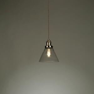 Laura Ashley Isaac 1 Light Pendant Ceiling Light In Antique Brass Finish