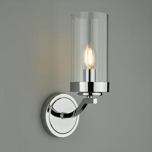 Laura Ashley Joseph 1 Light Wall Light in Polished Chrome Finish