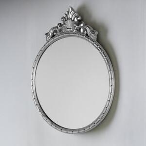 Laura Ashley Overton Ornate Mirror In Silver Finish