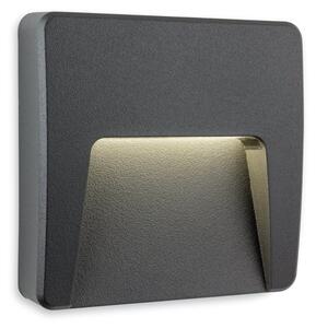 Firstlight 2810GP Golf Outdoor Square LED Steplight in Graphite IP65