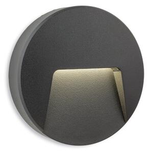 Firstlight 2809GP Golf Outdoor LED Round Step Light in Graphite IP65