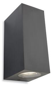 Firstlight 2802GP Hawk Outdoor Up And Downlight Wall Spotlight In Graphite IP54