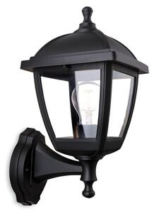 Firstlight 2815BK Palma Outdoor Uplight Lantern in Black Resin IP44