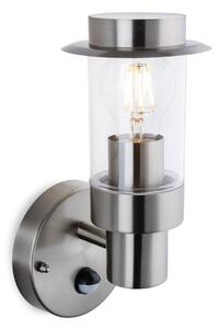 Firstlight 2822ST Darwin PIR Outdoor Security Wall Light In Stainless Steel IP44