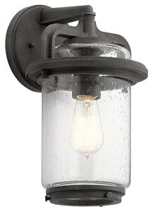 Quintiesse QN-ANDOVER-M Andover Medium Exterior Wall Lantern In Weathered Zinc