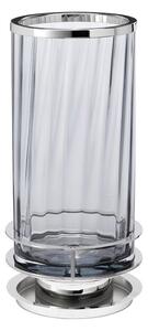Quintiesse QN-ARNO-SMOKE-PN Arno Table Lamp In Polished Nickel With Smoked Glass