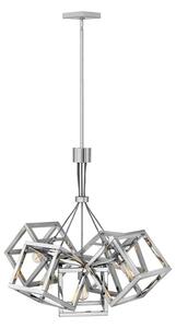 Quintiesse QN-ENSEMBLE5P-PN Ensemble 5 Light Cluster Ceiling Pendant In Polished Nickel