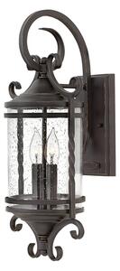 Elstead HK-CASA-M Casa Outdoor 2 Light Wall Lantern In Olde Black Finish