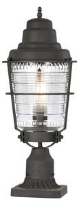 Quintiesse QN-CHANCE-HARBOR3 Chance Harbor Classic Pedestal Lantern In Weathered Zinc IP44
