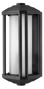 Quintiesse QN-CASTELLE-M-BLK Castelle Outdoor Medium Wall Lantern In Black IP44