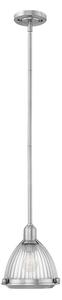 Quintiesse QN-ELROY-BN Elroy Vintage Ceiling Pendant Light In Brushed Nickel Finish