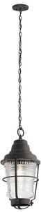 Quintiesse QN-CHANCE-HARBOR8 Chance Harbor Outdoor Chain Lantern In Weathered Zinc IP44