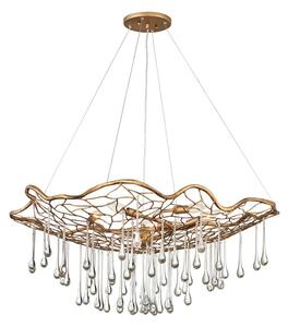 Quintiesse QN-LAGUNA-6P Laguna 6 Light Ceiling Pendant Light In Gold Finish