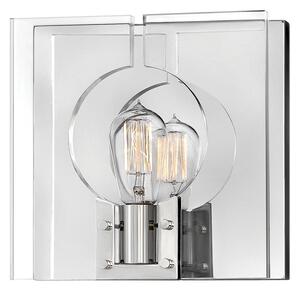 Quintiesse QN-LUDLOW1-PN Ludlow Industrial Wall Light In Polished Nickel Finish