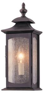 Quintiesse QN-MARKET-SQUARE-S Market Square 1 Light Outdoor Wall Light In Oil Rubbed Bronze Finish IP44