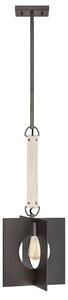 Quintiesse QN-LUDLOW-1P-GR Ludlow 1 Light Ceiling Pendant In Brushed Graphite Finish