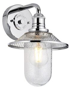 Quintiesse QN-RIGBY1-BATH-PC Rigby 1 Light Bathroom Wall Light In Polished Chrome Finish IP44