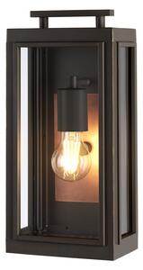 Quintiesse QN-SUTCLIFFE-S-OZ Sutcliffe Single Outdoor Wall Lantern In Oil Rubbed Bronze And Copper IP44