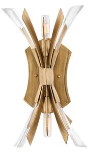 Quintiesse QN-VIDA2 Vida 2 Light Wall Light In Burnished Gold Finish