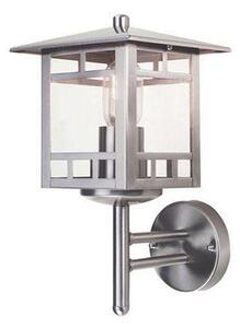 Elstead Kolne stainless steel exterior wall lantern, IP43