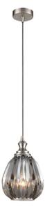 Marcella 1 Light Ceiling Pendant Light In Smoked Glass Finish 18cm PH231-351