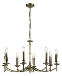 Franklite Petrushka 8 Light Ceiling Chandelier In Bronze Finish FL2091/8