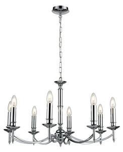 Franklite Petrushka 8 Light Ceiling Chandelier In Chrome Finish FL2090/8