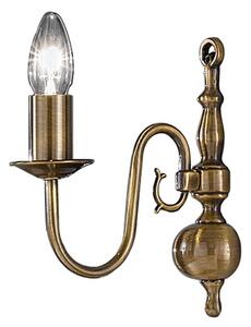 Franklite Halle 1 Light Flemish Wall Light In Bronze Brass Finish PE7931