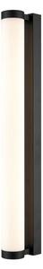 Franklite Dimmable Large LED Bathroom Wall Light In Black Finish IP44 WB132