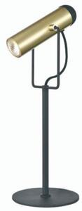 Spot Desk Lamp In Black And Satin Gold Finish T607