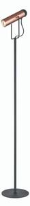 Spot Reading Floor Lamp In Black And Copper Finish S252