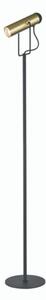 Spot Reading Floor Lamp In Black And Satin Gold Finish S253