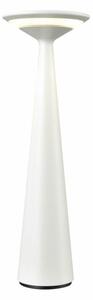 Flow Dimmable LED Outdoor Cordless Table Lamp In White Finish OUT6640