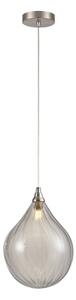 Franklite Perry 1 Light Large Ceiling Pendant Light With Smoked Glass Shade PCH244-359