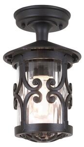 Elstead BL13A Hereford exterior, black, flush porch lantern, IP23