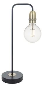 Dar Wisebuys Kiefer Table Lamp In Black And Antique Brass Finish