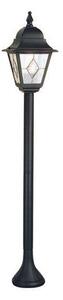 Elstead NR4 Norfolk period, black exterior pillar lantern, IP43