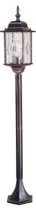 Elstead WX4 Wexford black/silver exterior pillar lantern, IP43