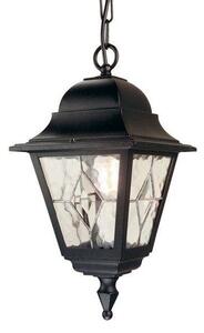 Elstead NR9 Norfolk period black exterior chain lantern, IP43