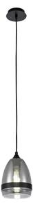 Milsom 1 Light Ceiling Pendant in Matt Black Finish With Small Cone Glass 