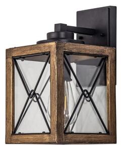 Tuscany Small Outdoor Wall Lamp In a Black And Gold Finish IP54