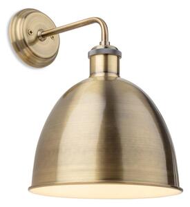 Firstlight 2898AB Genoa 1 Light Wall Light In Antique Brass Finish