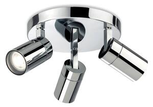 Firstlight 2893CH Pinnacle 3 Light Ceiling Spotlight In Chrome Finish IP44