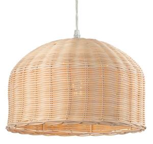 Firstlight 2900 Rattan 1 Light Ceiling Pendant Light In Natural Rattan Finish