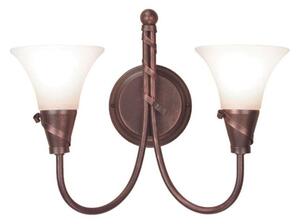 Elstead EM2 COPPER Emily double bronze wall light