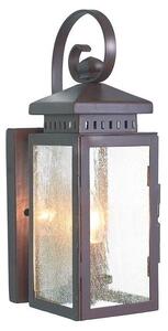 Elstead Hythe wrought iron exterior wall lamp, IP23