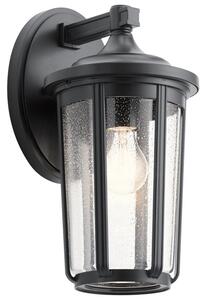 Quintiesse QN-FAIRFIELD-L-BK Fairfield Outdoor Large Wall Lantern In Black Finish IP44