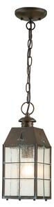 Quintiesse QN-NANTUCKET8-M-AS Nantucket Medium Chain Ceiling Lantern In Aged Brass Finish IP44